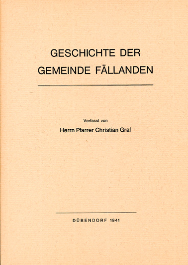 1941, 96 Seiten, CHF 10.--